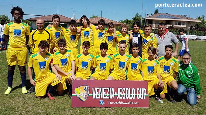 Giovanissimi secondi classificati al torneo internazionale "Venezia Cup"